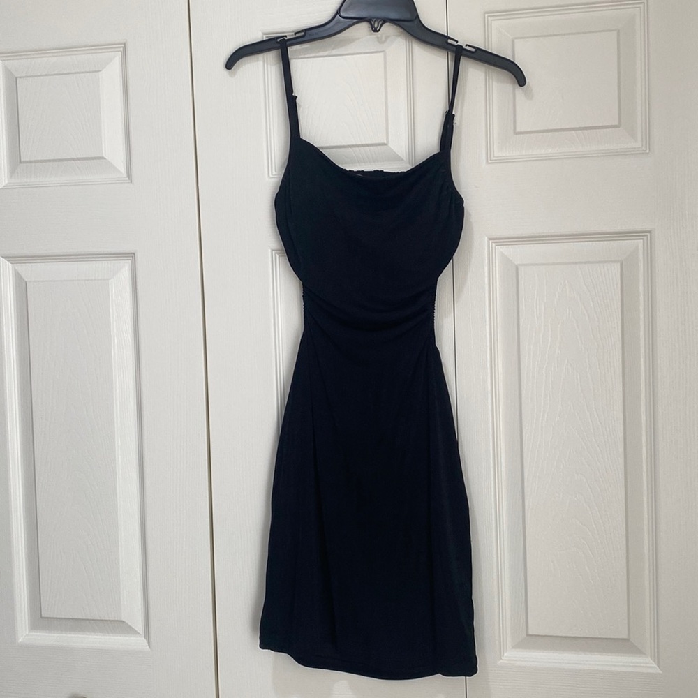 Mini black dress